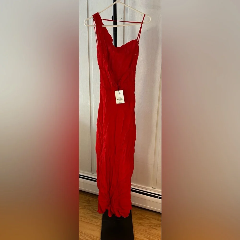 NWT Reformation Pheby Dress Red - Size S